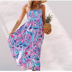 Kenny Flowers Waikiki Resort Dress Large